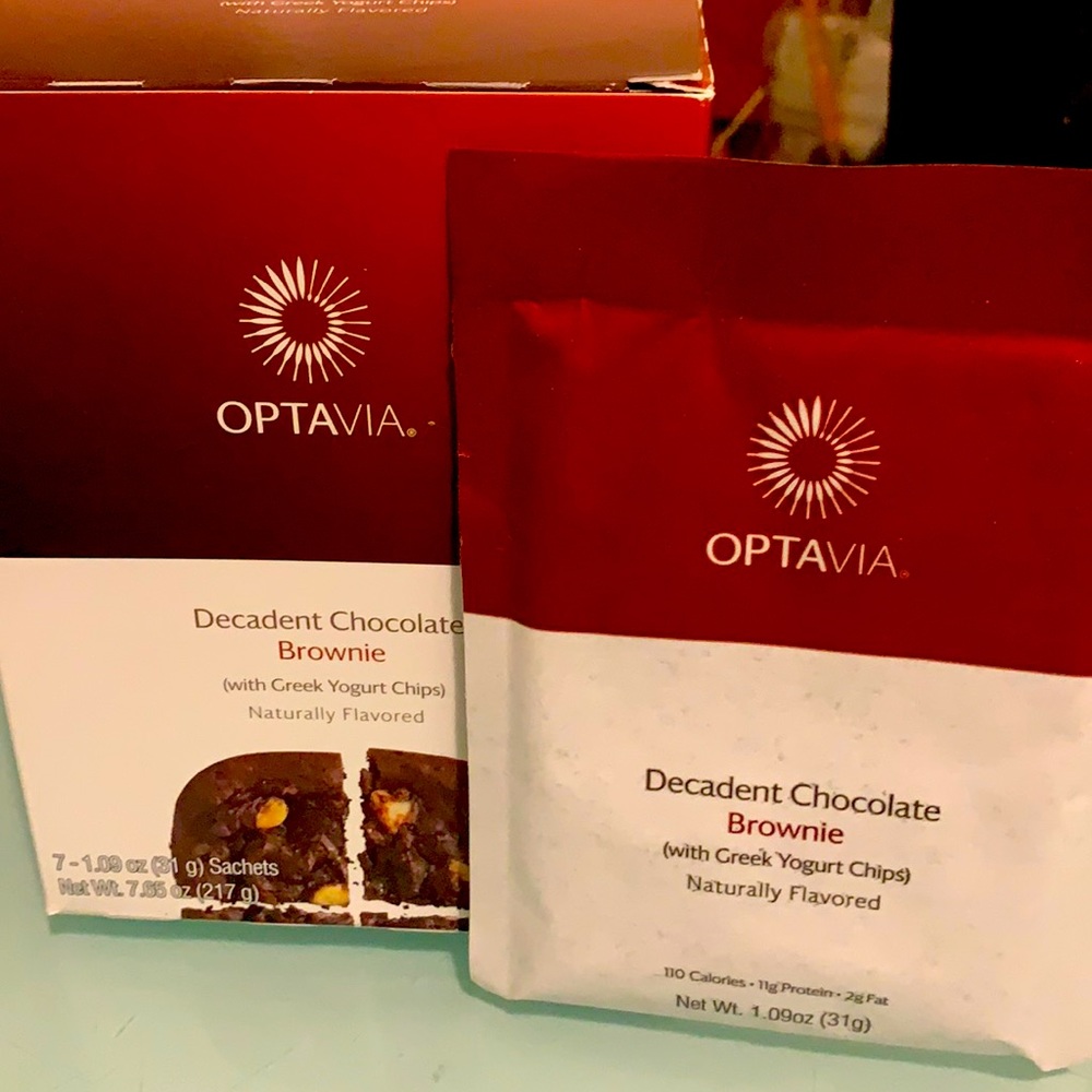 Optavia Decadent Chocolate Brownie - 7 Packs  Best By 03-12-22